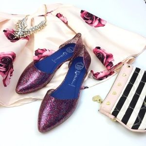 • Jeffrey Campbell • Jelly Love Glitter D’Orsays